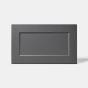 Front usa cu 2 sertare, 60 cm, gri, mat • GoodHome Artemisia
