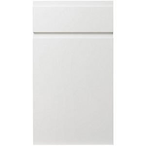 Front usa sertar GOODHOME Garcinia, 39.7 x 71.5 cm, alb lucios