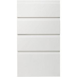 Front usa sertar GOODHOME Garcinia, 39.7 x 71.5 cm, alb lucios