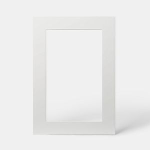 Front usa sticla, 50 cm, alb, lucios • GoodHome Alisma