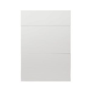 Front usa cu 3 sertare, 50 cm, alb, lucios  GoodHome Alisma