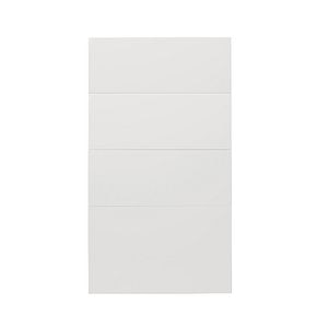 Front usa cu 4 sertare, 40 cm, alb, lucios • GoodHome Alisma