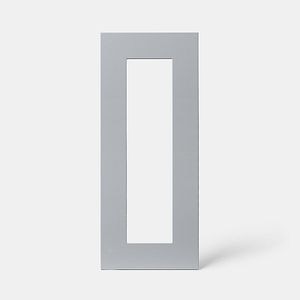 Front usa sticla, 30 cm, gri, lucios • GoodHome Alisma