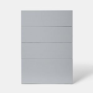 Front usa GOODHOME Alisma, 49.7 x 71.5 cm, gri lucios