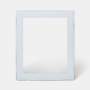 Front usa sticla glazurata, 60 cm, alb, sticla si MDF  GoodHome Winterana