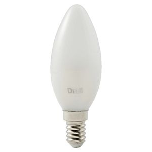 Bec LED, E14, 40W, 2700K/4000K, sticla, model lumanare • Diall
