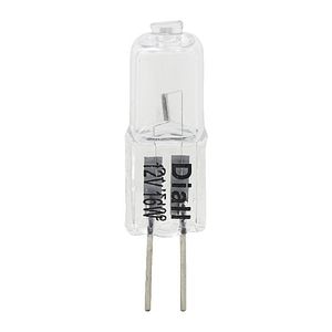 Set 4 becuri cu halogen Diall capsula, tip soclu G4, putere 46 W, 3000 K, cu estompare