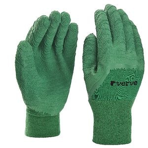 Manusa Verve de gradinarit impregnata din latex, marime L, verde 
