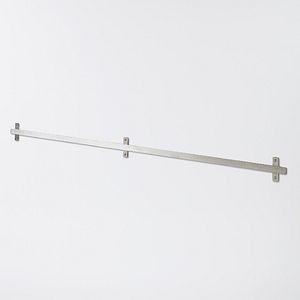 Sina pentru accesorii GOODHOME Amantea, 120 x 7 x 0.6 cm, otel inoxidabil, argintiu