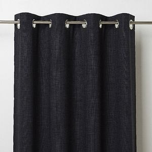 Draperie Novan, 140 x 260 cm, negru  GoodHome