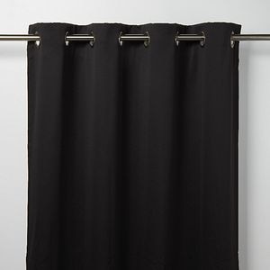 Draperie Vestris, negru, 140 x 260 cm • GoodHome