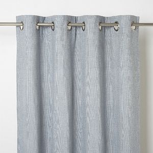 Draperie GOODHOME Tiga, poliester, 140 x 260 cm, gri-albastru