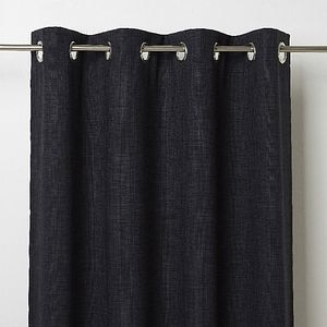 Draperie Novan, negru, 140 x 260 cm  GoodHome