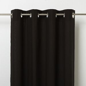 Perdea Hiva, negru, 2.6 x 1.4 m • GoodHome