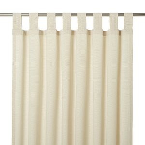 Perdea Chambray, bumbac, 140 x 260 cm, crem