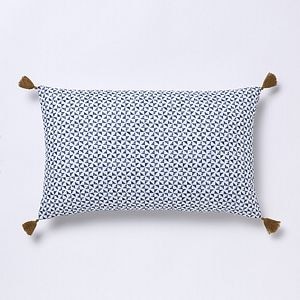 Perna, alb si albastru, 30 x 50 cm Campton