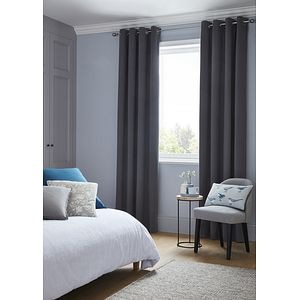 Draperie Vestris, gri inchis, 140 x 260 cm • GoodHome