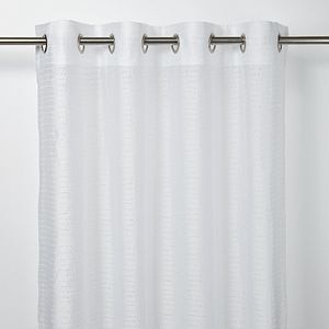 Perdea Succusa, alb, 2.6 x 1.4 m, dungi  GoodHome