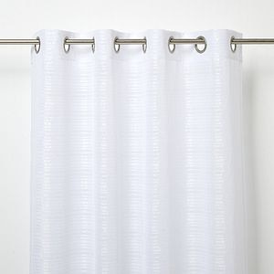 Perdea Gorham, alb, 2.6 x 1.4 m • GoodHome