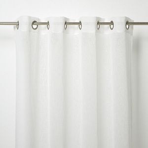 Perdea Yena, alb, 2.6 x 1.4 m, poliester • GoodHome