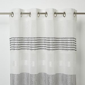 Perdea Iris, gri, 2.6 x 1.4 m • GoodHome