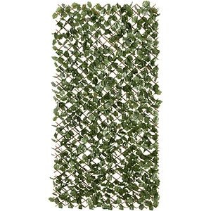 Extensie gard din salcie si geotextil, lemn/textil, 100 x 200 cm • Blooma