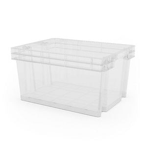 Ladita compacta, 389 x 288 x 200 mm, 15 l, transparenta 