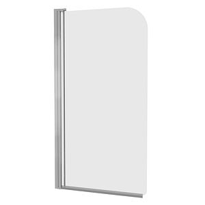 Paravan pentru cada, 75 x 130 cm, argintiu, sticla securizata • GoodHome Arkell
