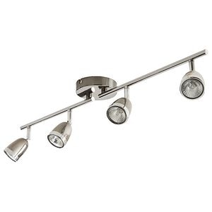 Plafoniera LED, crom, 4 x 140 W, GU10, 240 V, metal • Apheliotes