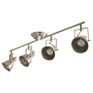 Plafoniera LED, crom, 4 x 140 W, GU10, 230 V, metal • Asterion