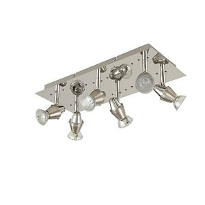 Spot cu LED integrat, argintiu, 6 x 50W, 240V, metal • Colours Ceraon