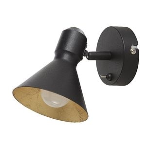 Plafoniera LED, neagra, 1 x 40 W, E14, 240 V, metal • Kedros
