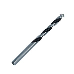 Burghiu brad lemn Universal fit, varf centrare, 125 x 43 x 15 mm, 9 mm, otel