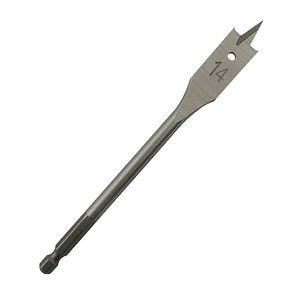 Burghiu plat pentru lemn Universal, gri, 14 mm, otel