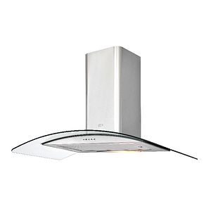 Hota decorativa Cooke & Lewis CLCGS90, 1 motor, 338 m3/h, L 90 cm, inox