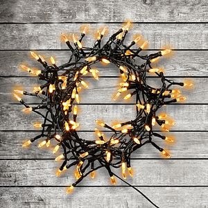 Instalatie Craciun interior/exterior, 120 LED-uri, alb cald