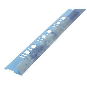 Profil exterior semirotund DIALL, 9 mm, PVC, albastru