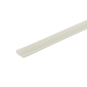 Banda de etansare, autoadeziva 9 x 4 mm, lungime 24 m, culoare alb cu dunga 