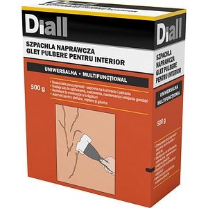 Glet pulbere ipsos pentru interior, Multifunctional, 500 g • Diall