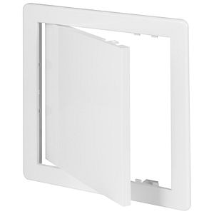 Usa de vizitare, alb, plastic, 300 x 300 mm • Diall
