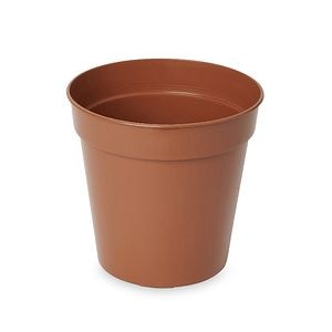Set 5 ghivece, rotunde maro, 10 cm