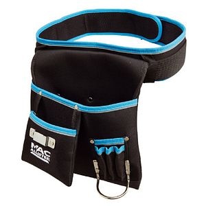 Centura scule si unelte Mac Allister, ajustabila 90-120 cm, 6 buzunare 