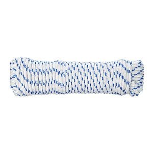 Snur din polipropilena, 5 mm x 20 m, alb albastru