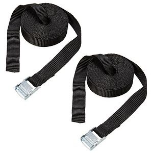 Chinga cu cleme DIALL, 2buc, 25mm x 5m, negru