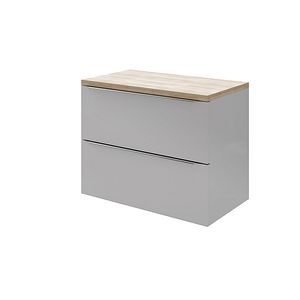 Baza pentru lavoar, suspendata, Gri, 80 x 60 cm  GoodHome Imandra