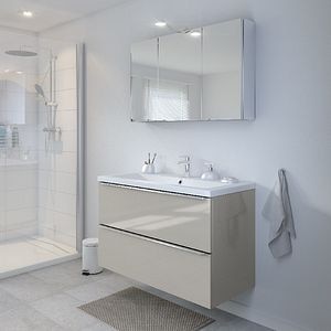 Masca lavoar GoodHome Imandra, suspendata, 100 x 45 x 60 cm, taupe