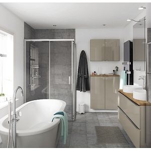 Blat baie, maro, 183 x 45.5 x 2.7 cm • GoodHome Hartland