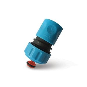 Conector furtun, plastic, albastru, racord 3/4