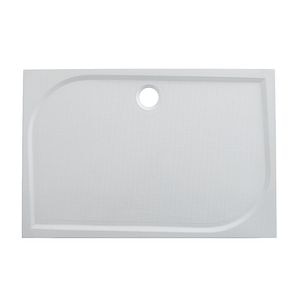 Cadita dus GoodHome Limski, dreptunghiulara, rasina, 120 x 90 x 2.8 cm, alb