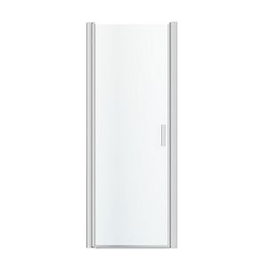 Usa pentru dus, aluminiu si sticla, pivotanta, cromat, 80 x 195 cm • Good Home Beloya